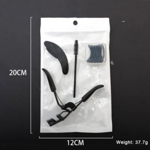 Eyelash Curler Kit with Brush & Refill Pads, Professional Lash Curling Tool for Makeup