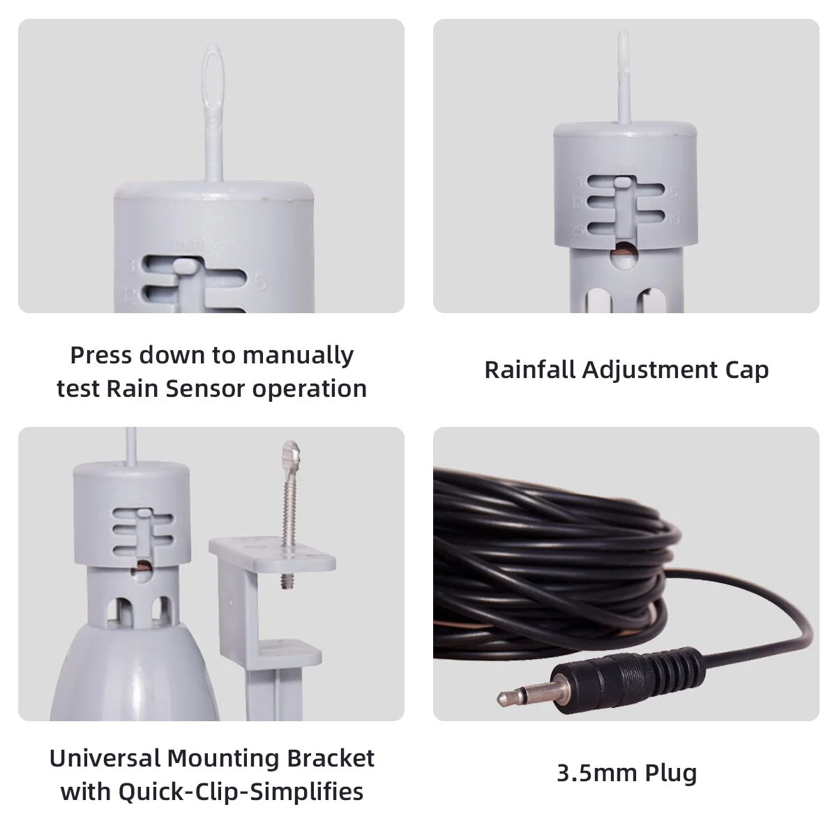 Mini Rain Sensor Automatically Interrupt Watering System for Garden Water Timer Home Irrigation - Image 5