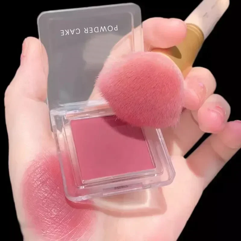 Face Blusher Matte Natural Cheek Tint Brighten Face Waterproof Face Contouring Cosmetics Blush Powder Soft Female Makeup 1pcs - Image 3