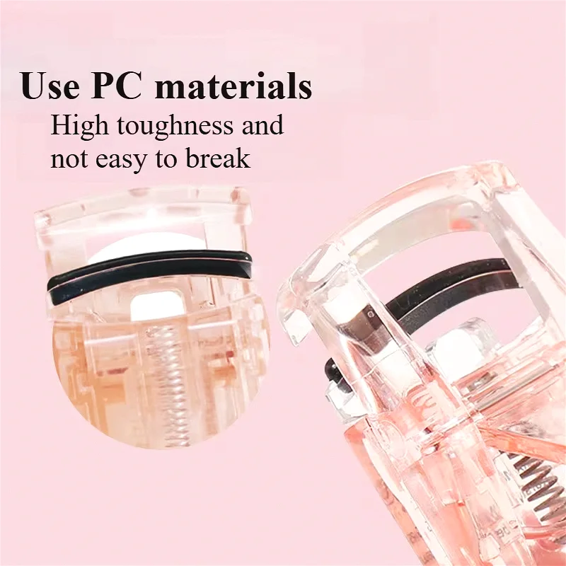 Portable Eyelash Curler with Replacement Pads – Mini Long-Lasting Lash Curler Beauty Tool for Perfect Curl - Image 2
