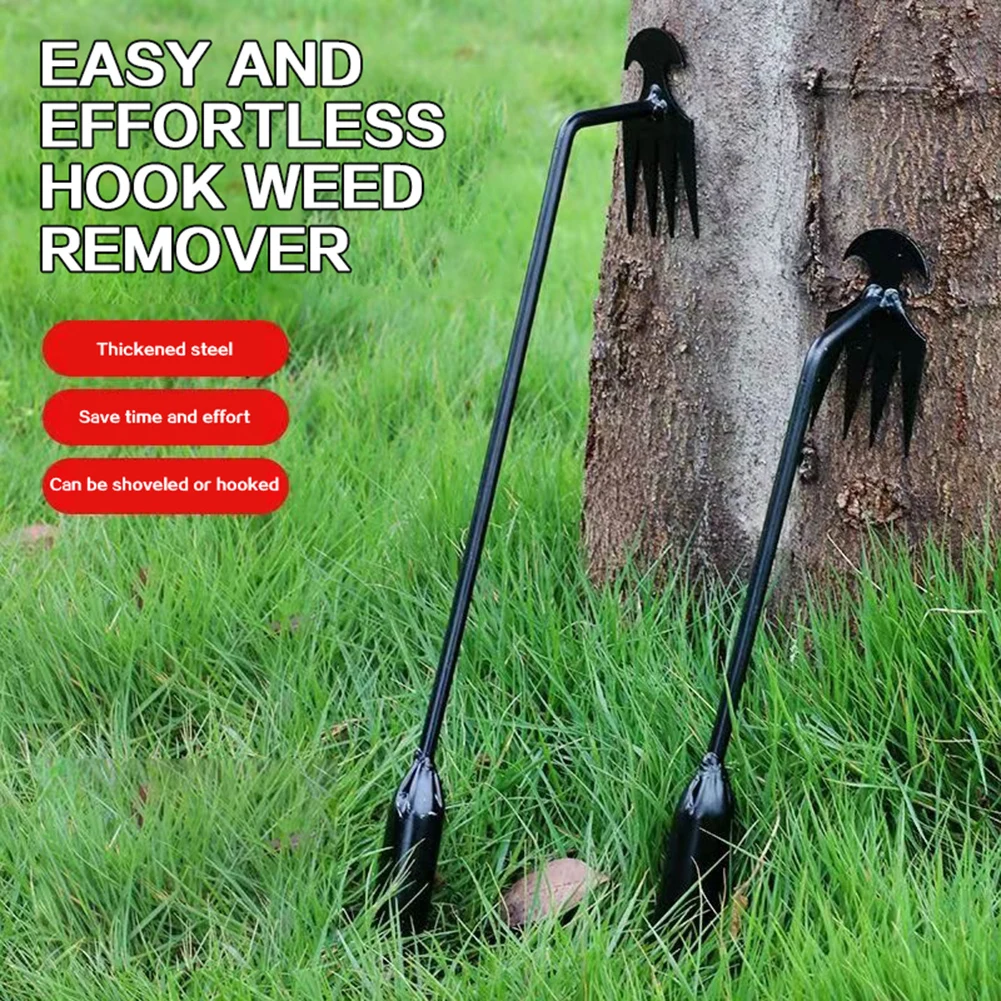 Garden Hoe Tool 2 in 1 Double Garden Hoe Cultivator Gardening Weed-Puller with Handle for Flower Beds Gardens - Image 4