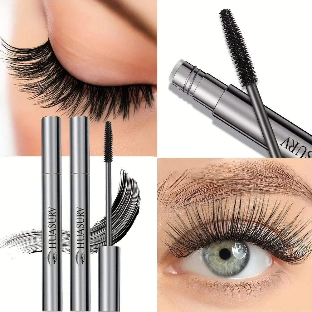 Curling Volumizing Black Mascara Lengthening Waterproof Long-lasting Smudge-proof Y2K Daily&Party Makeup Gift Suitable For Skins - Image 5