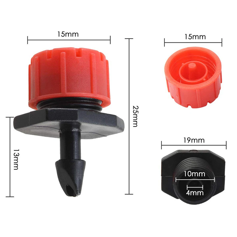 30-100PCS 4/7mm Garden Irrigation Nozzle Adjustable Dripper Sprinkler Emitter Micro Drip Balcony Yard Greenhouse Watering Spray - Image 6