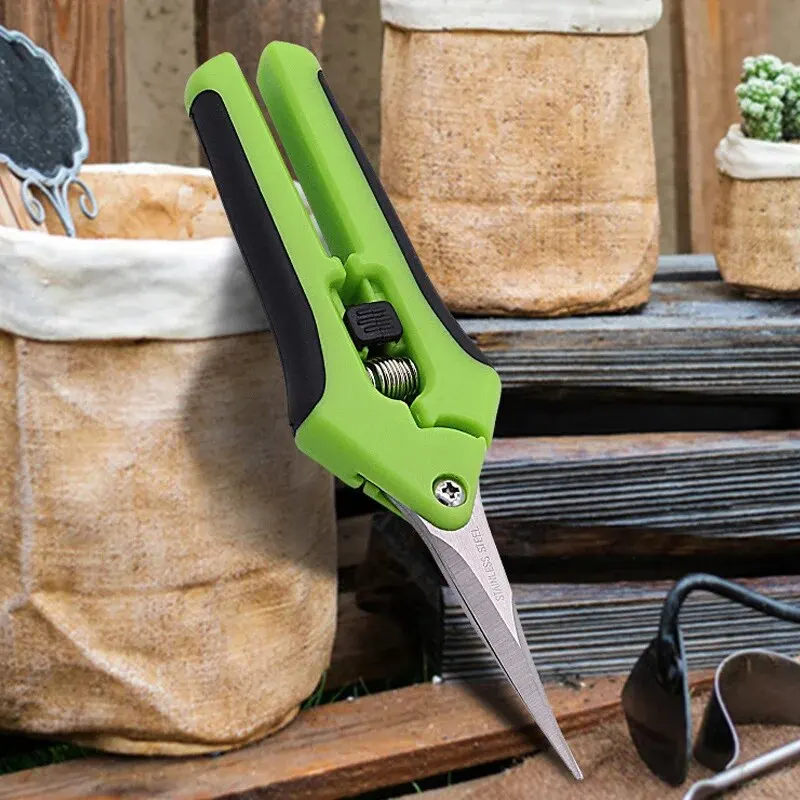 1 Set, Garden Scissors, Garden Pruning Shears, Non-slip Labor-saving Flower Branch Branch Shears, Fruit And Vegetable Shears, Fr - Image 2