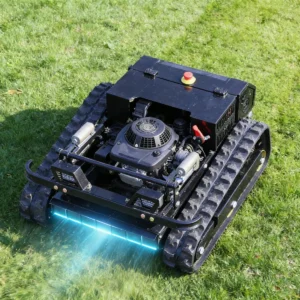Customized robot lawn mower remote-controlled self-propelled hillside lawn mower, mountain weed removal flail-type lawn mower