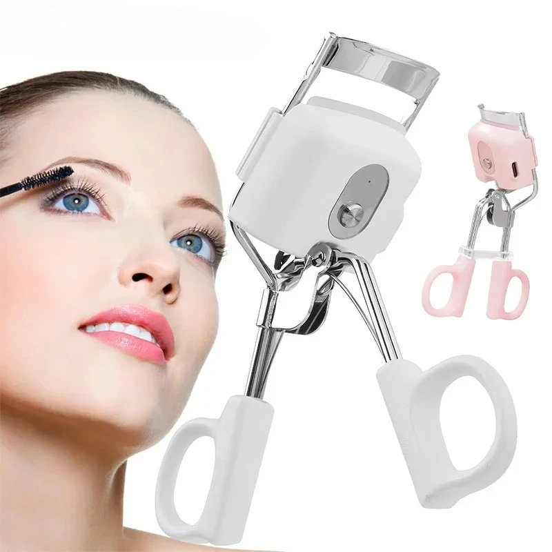 1PCS Heating Electric Eyelash Curler Cosmetic Makeup Tools Clip Lash Curler Lasting Lash Lift Beauty Eyelashes Makeup Tool Woman - Image 3