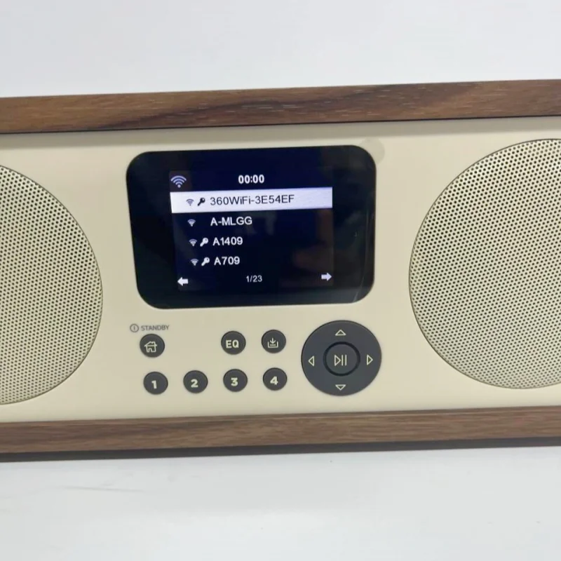 D2/D4 Wifi Internet Digital Radio Built-in Spotify HD Colour Screen Clock Home Multi-purpose Bluetooth Speakers USB Music Player - Image 4