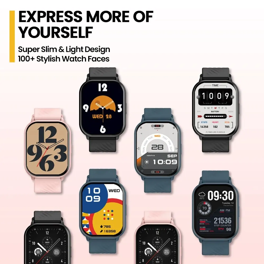 New Zeblaze GTS 3 Voice Calling Smart Watch Ultra-big 2.03'' HD Screen 24H Health Monitor 100+ Sport Modes 200+ Watch Faces - Image 4
