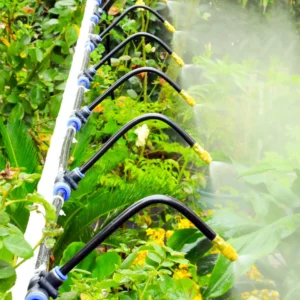DIY 5~20M Universal Adjustable Atomizing Sprayer Misting System Kit For Lawn Garden Irrigation OD8mm Tube Garden Water Mister