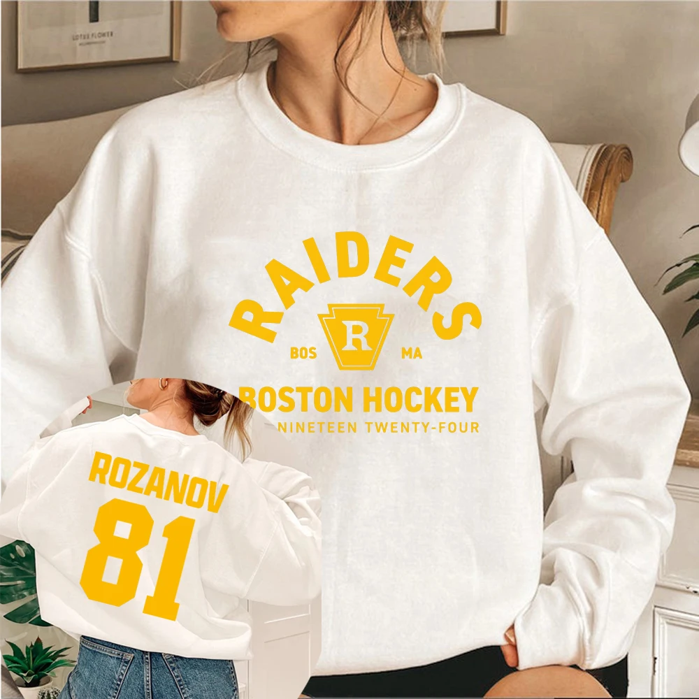 Ilya Rozanov 81-Boston Raiders Sweatshirt Heated Rivalry Inspired Sweater Unisex Crewneck Sweatshirts Hockey Romance Gift Hoodie - Image 4