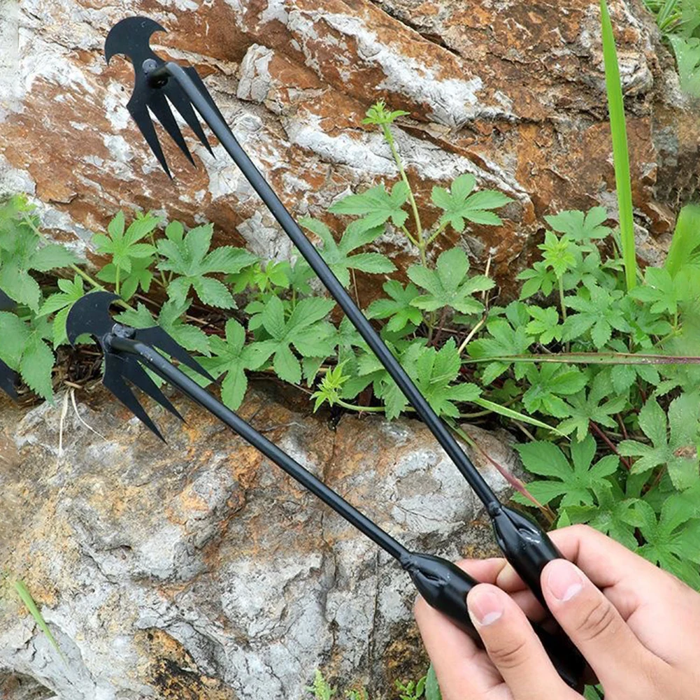 Garden Hoe Tool 2 in 1 Double Garden Hoe Cultivator Gardening Weed-Puller with Handle for Flower Beds Gardens - Image 3