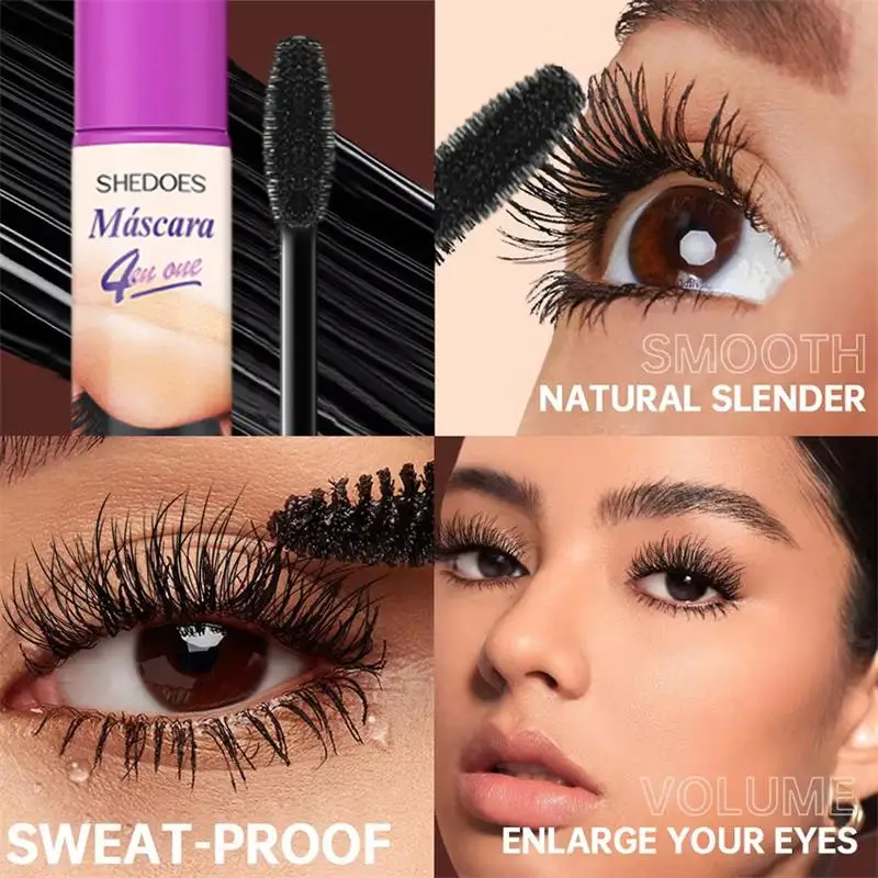 5D Waterproof Mascara Eyelashes Lengthening Long Lasting Silky Lash Black Eyelashes Extension Make Up Beauty Eye Korean Cosmetic - Image 5