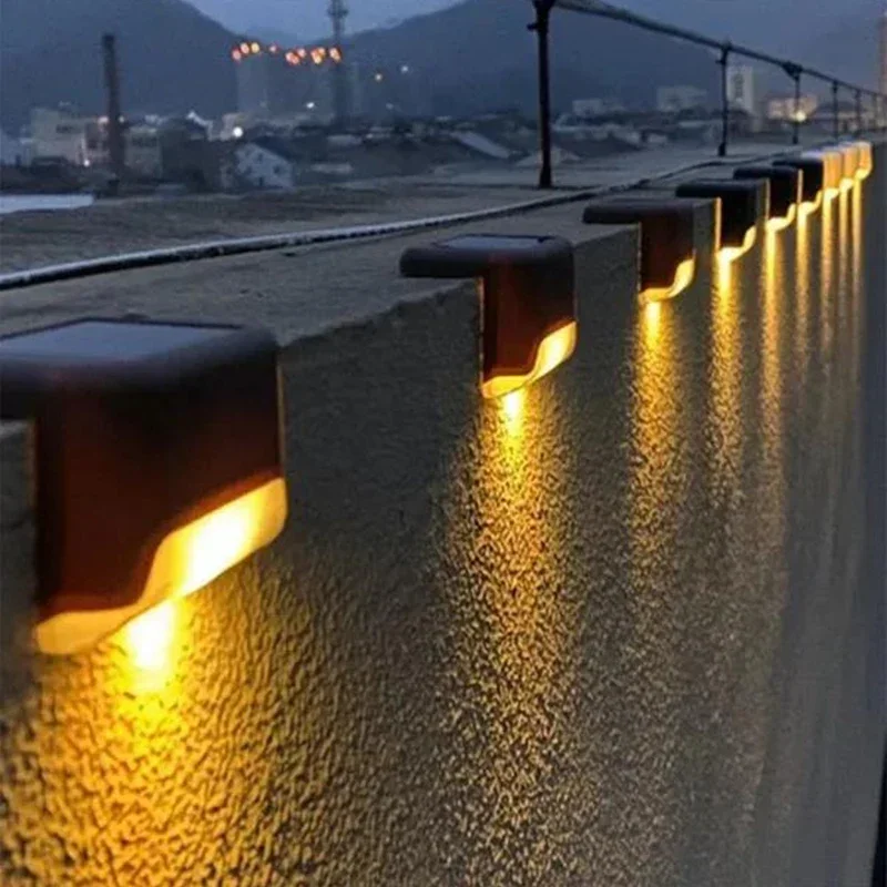4/8/12Pcs Solar Deck Lights Outdoor Waterproof LED Fence Lights Step Garden Decorate Lamp for Patio Stairs Railing Pathway - Image 6