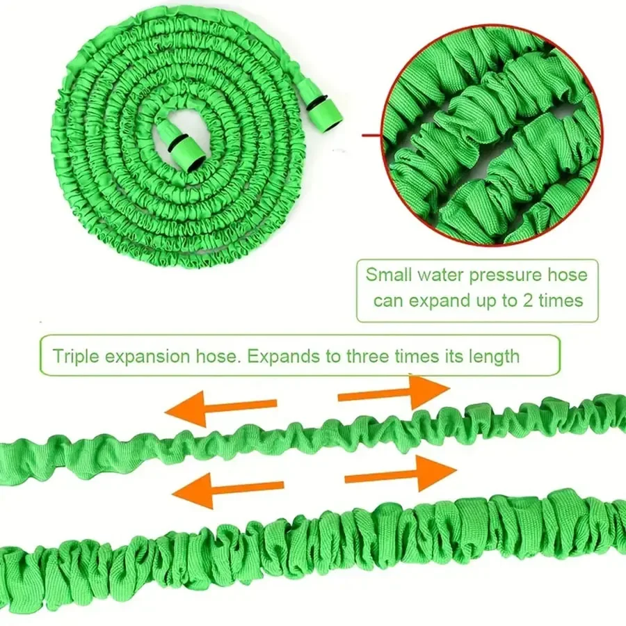 25FT-200FT Expandable Magic Hose Lightweight Design Durable Materials 7 Water Spraying Functions Gun Home Garden Watering Tools - Image 5