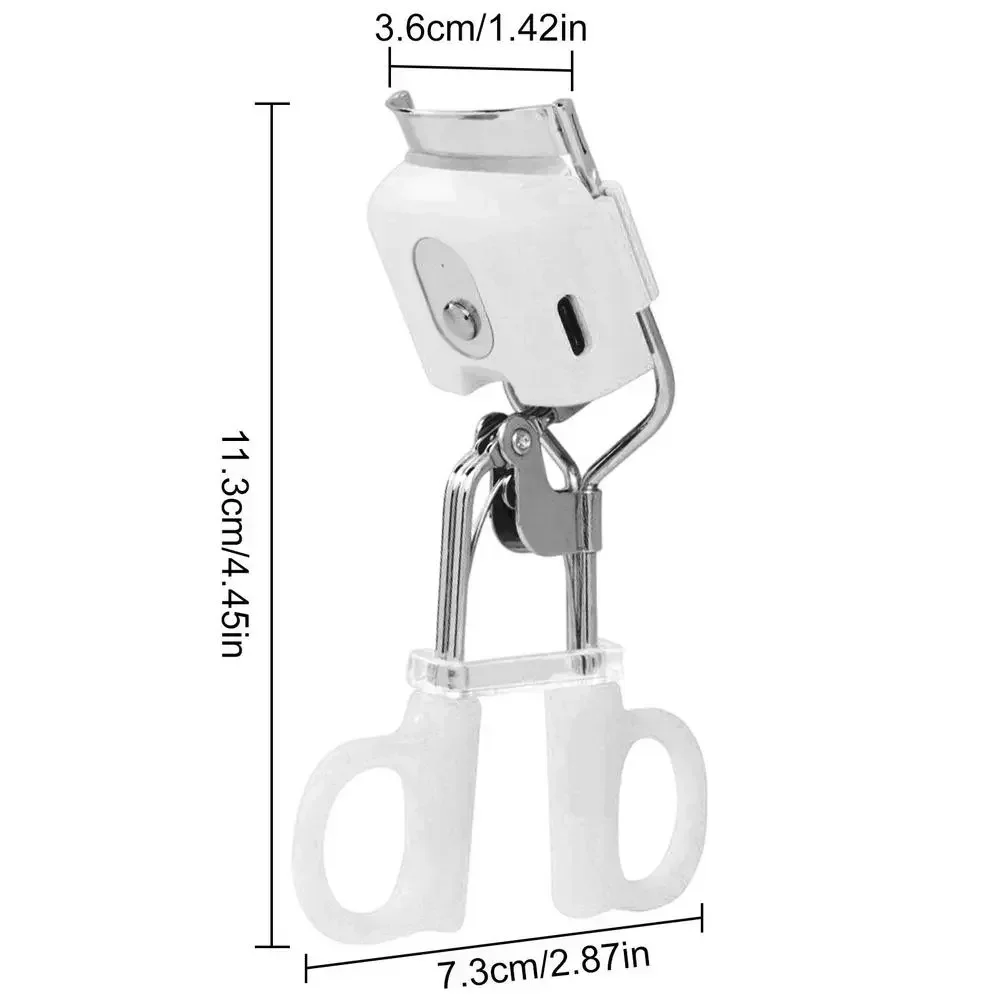 1PCS Heating Electric Eyelash Curler Cosmetic Makeup Tools Clip Lash Curler Lasting Lash Lift Beauty Eyelashes Makeup Tool Woman - Image 7