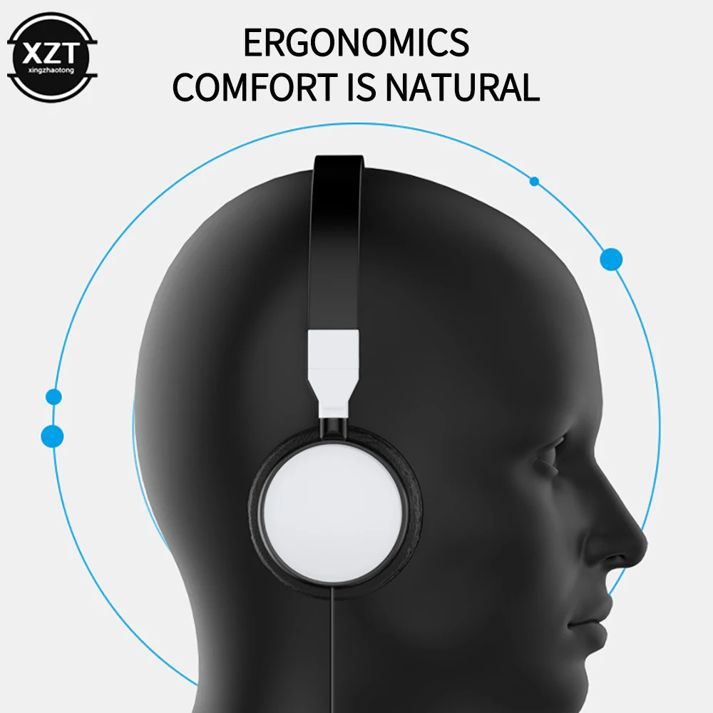 Wired Foldable 3.5mm Headphones Head Mounted Headset Earphone Headphones Stereo Foldable Sport Earphone for Phone/Tablet - Image 6