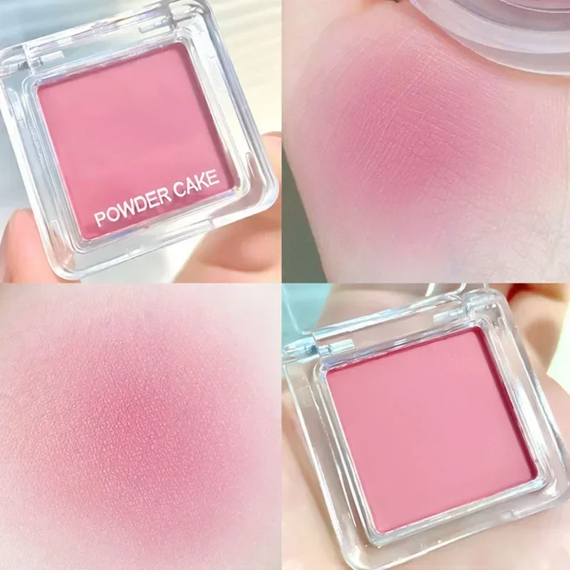 Face Blusher Matte Natural Cheek Tint Brighten Face Waterproof Face Contouring Cosmetics Blush Powder Soft Female Makeup 1pcs - Image 8