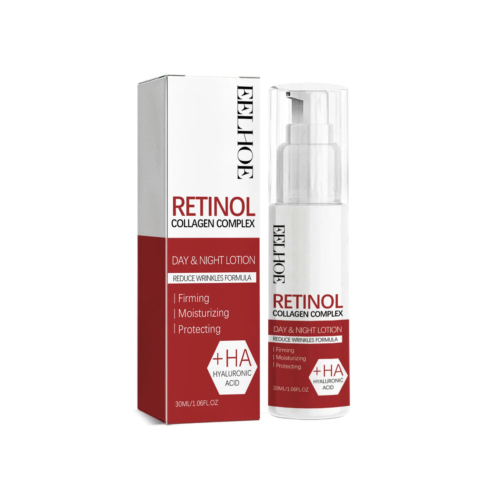 Eelhoe Retinol Lotion Weakens Wrinkles Hydrates Moisturize Brightens Skin Tightens Skin Anti Aging Deep Hydration Firming Lotion - Image 7