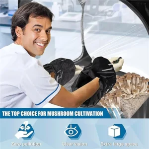 Mushroom Grow Still Air Box Growing Tent Kit Mushroom Grow Containers Portable Plastic Mycology Fume Hood Propagation Stations