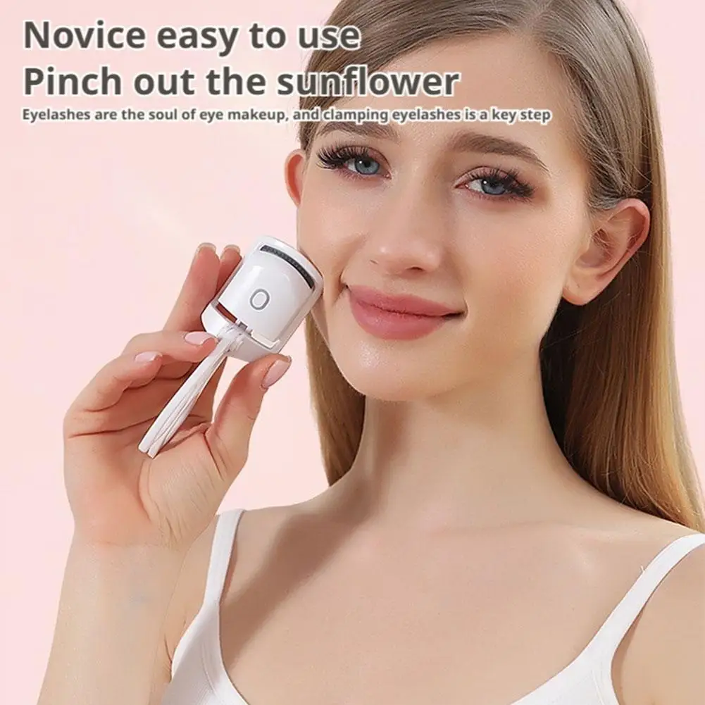 Rechargeable Eyelash Curler ABS Craftsmanship Electric Lash Curler Heated Eyelash Curler Silicone Pads For Eyelash Protection
