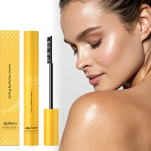 Silk Fiber Lash Mascara Waterproof Natural Lengthening Thickening Smudge-Proof No Clumping Lash Extensions Black Eyelash Mascara