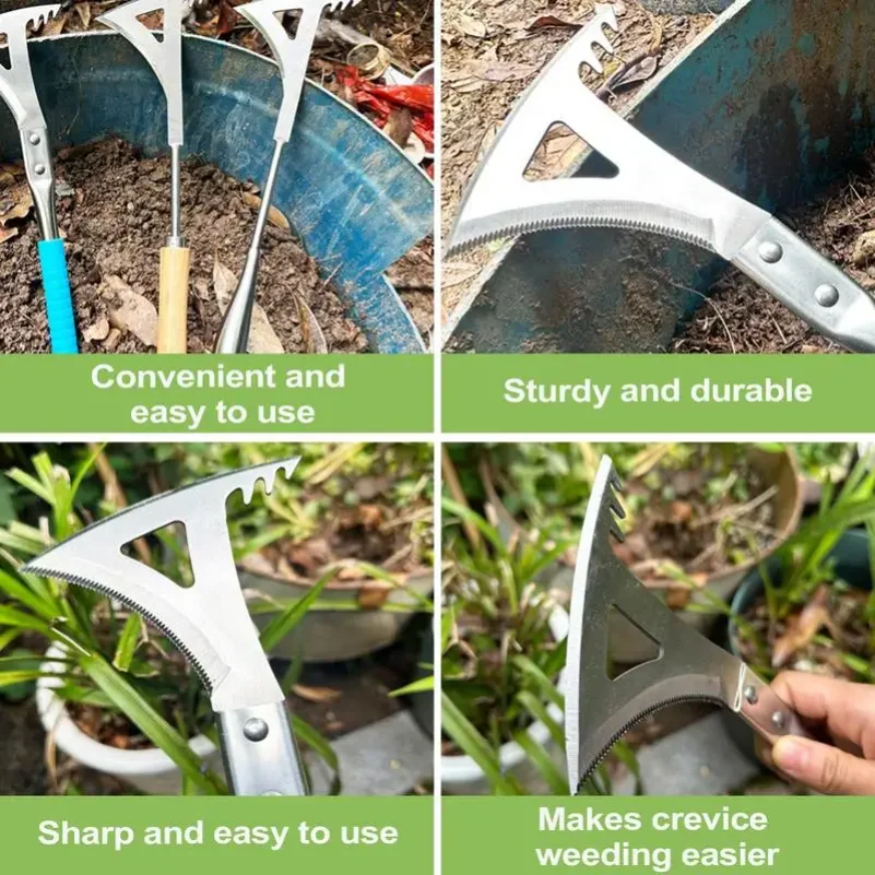 Garden Weeding Tool Weeding Puller Manual Crack Weeder Weed Extractor Removal Agricultural Bonsai Supplies Hand Tool - Image 5