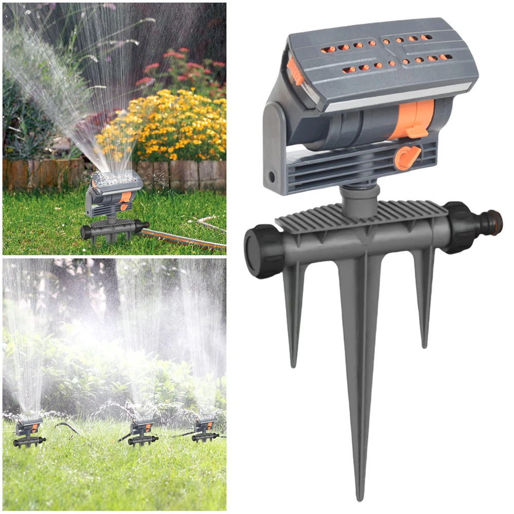 Oscillating Sprinkler Lawn Swing Sprinkler Adjustable Flow Garden Sprayer Watering Irrigation System for Plants Grasses Flowers - Image 6