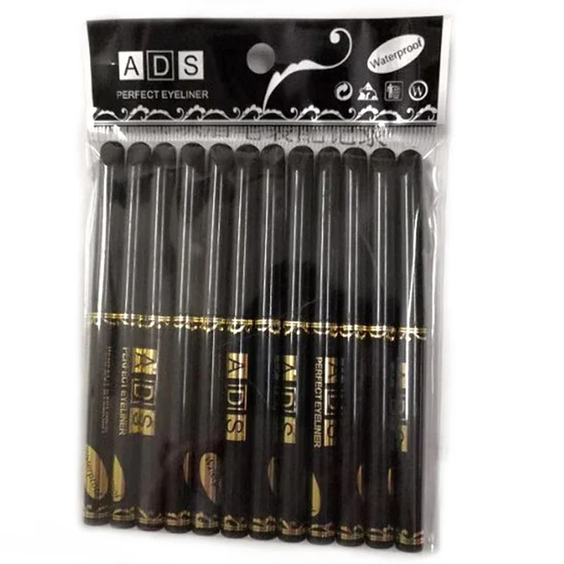 1/2/5/12pcs Waterproof & Sweat-Proof Black Eyeliner Pencil Eye Liner Gel Pen Long-Lasting Anti-smudging for Bold Eye Makeup - Image 6