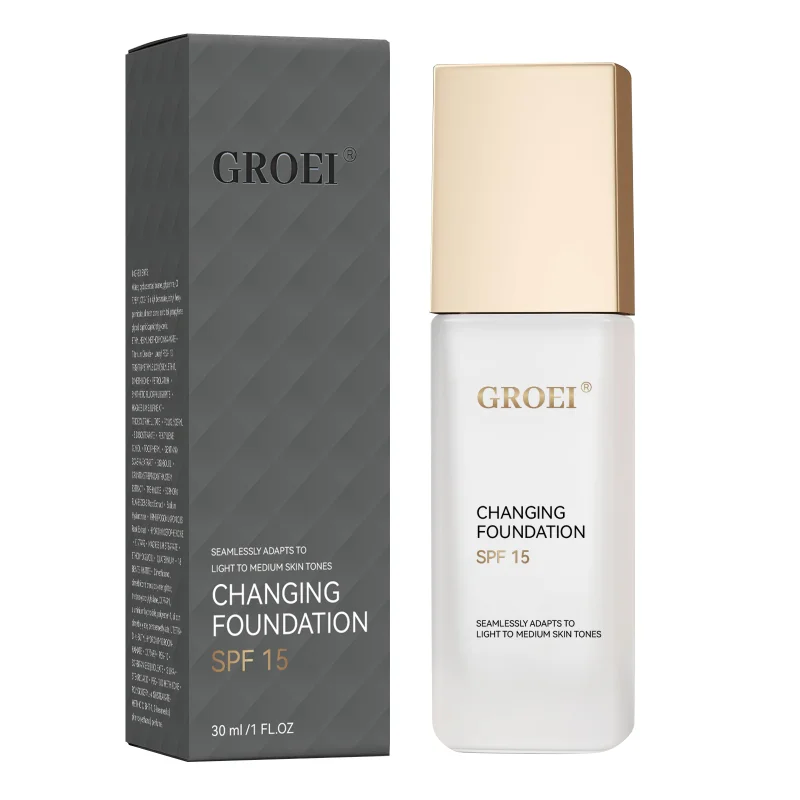 Hydrating Color-Adjusting Foundation SPF 15 30ml - Natural Coverage for Fair to Medium Skin, Lightweight with Hyaluronic Acid. - Image 10