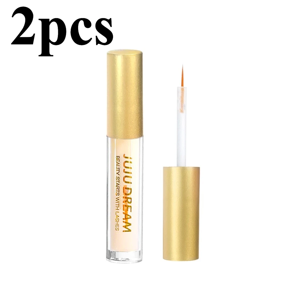 Natural Dense Eyelash Essence - Nourishing formula to plump and curl eyelashes, eye makeup gel mascara - Image 7