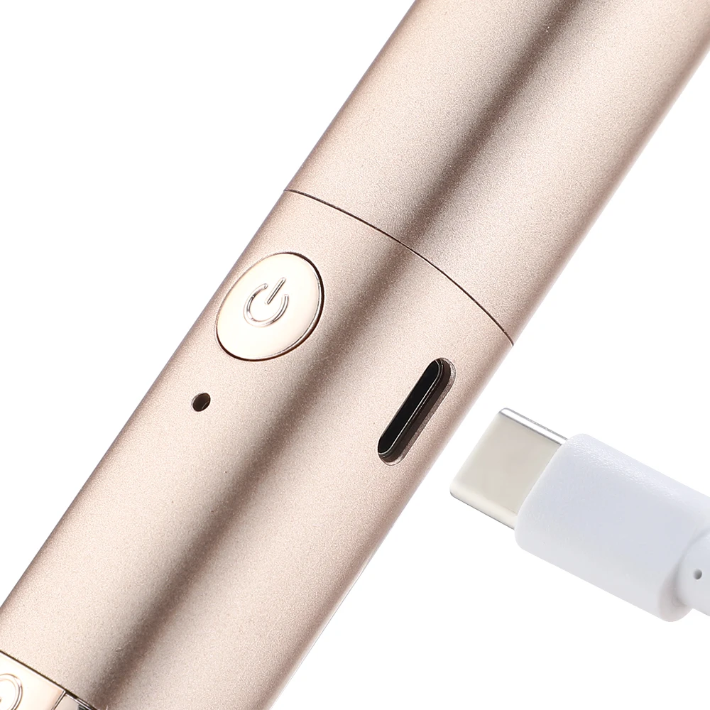 2 IN 1 Electric Eyebrow Shaver Eyelash Curling Two-gear Temperature Adjustment Heated Eyelash Curler Automatic Eyebrow Trimmer - Image 6