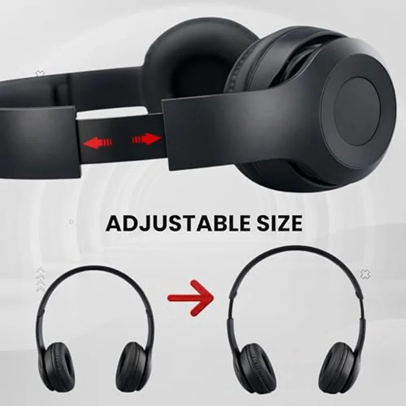 Multifunctional Portable Foldable Headmounted Wireless Bluetooth 5.0 Headset For Bluetooth connection TF Card Wired Connection - Image 4