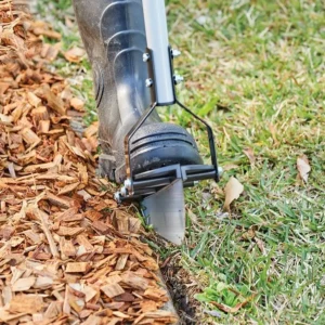 Foot Pedal Lawn Edger with Detachable Handle for Easy Trimming and Adjustable Height to Create Precise Garden Borders
