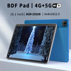 Global Firmware 10.1 Inch Tablets 8GB RAM 256GB ROM 1280x800 HD Android 12 Tablet 4G LTE Network Phone Bluetooth WiFi GPS Tablet