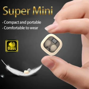 SK Small Headphones Wireless Bluetooth Headset Sport Sleeping Invisible Comfortable To Wear Bass Earbuds Earphone For All Phones