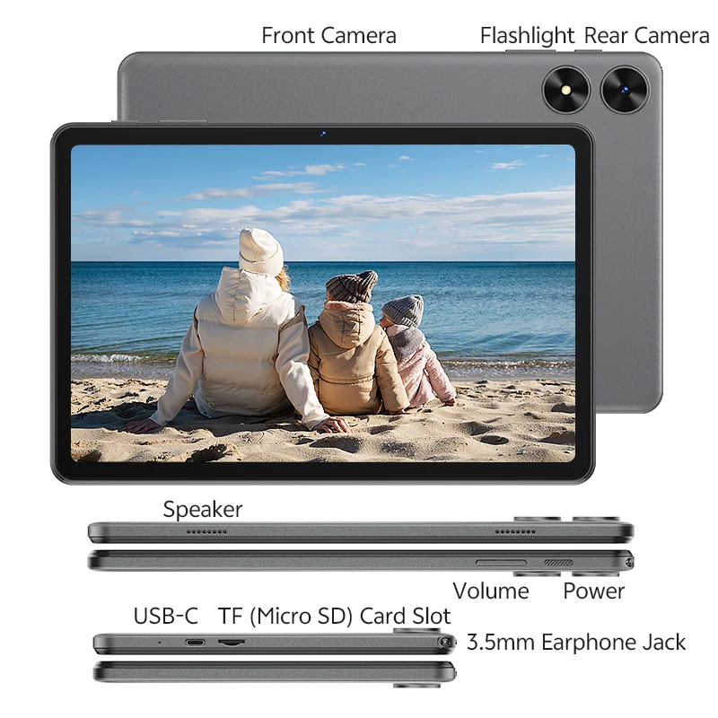 SVITOO Android 16 Tablet 2025 10.1 Inch Octa-Core CPU 20GB RAM 128GB ROM 6600mAh Battery WiFi 5 BT 5.0 GPS Widevine L1 With Case - Image 6