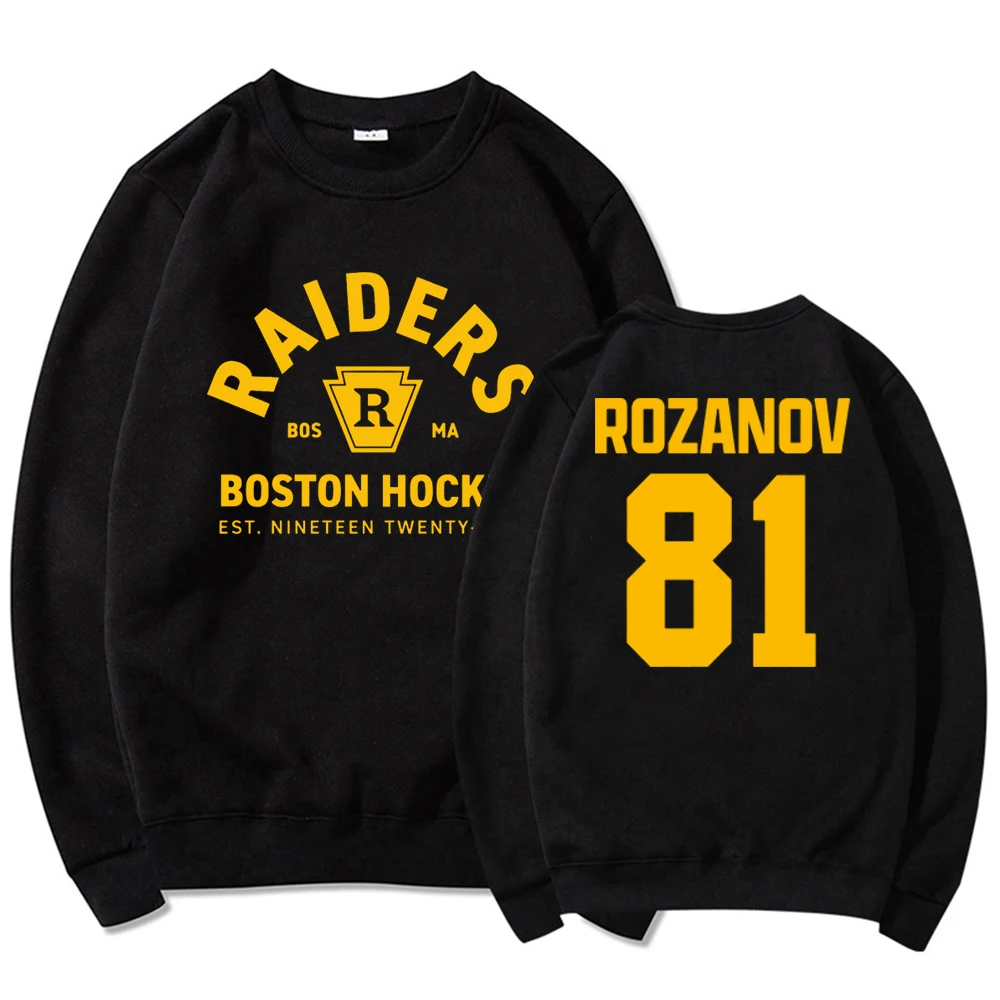 Ilya Rozanov 81-Boston Raiders Sweatshirt Heated Rivalry Inspired Sweater Unisex Crewneck Sweatshirts Hockey Romance Gift Hoodie - Image 5