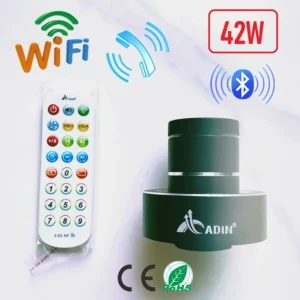 42w Wifi Vibro Bluetooth Speaker Wireless Adin Portable Music Subwoofer Speaker Bluetooth Anti-Neighbor Column Vibration Speaker
