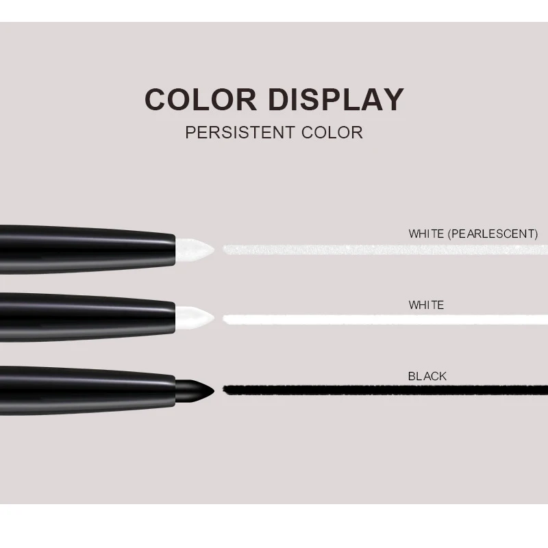 Matte/Pearlescent Eyeliner Gel Pencil Smooth Waterproof White Black Eye Liner Lying Silkworm Pen Cream Makeup for Eyes - Image 4